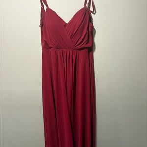 Elegant Red Women's Dress